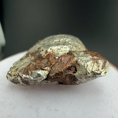 Native Silver-Copper ‘Half-Breed’ Nugget | 5.64g | Native Silver + Michigan Copper | Natural Copper Formation | Keweenaw Peninsula, Michigan