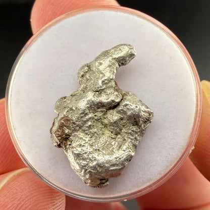 Native Silver ‘Half-Breed’ Nugget | 4.35g | Native Silver + Michigan Copper | Natural Copper Formation | Keweenaw Peninsula, Michigan