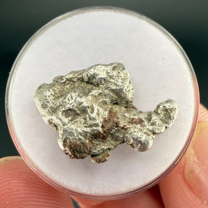 Native Silver ‘Half-Breed’ Nugget | 4.35g | Native Silver + Michigan Copper | Natural Copper Formation | Keweenaw Peninsula, Michigan