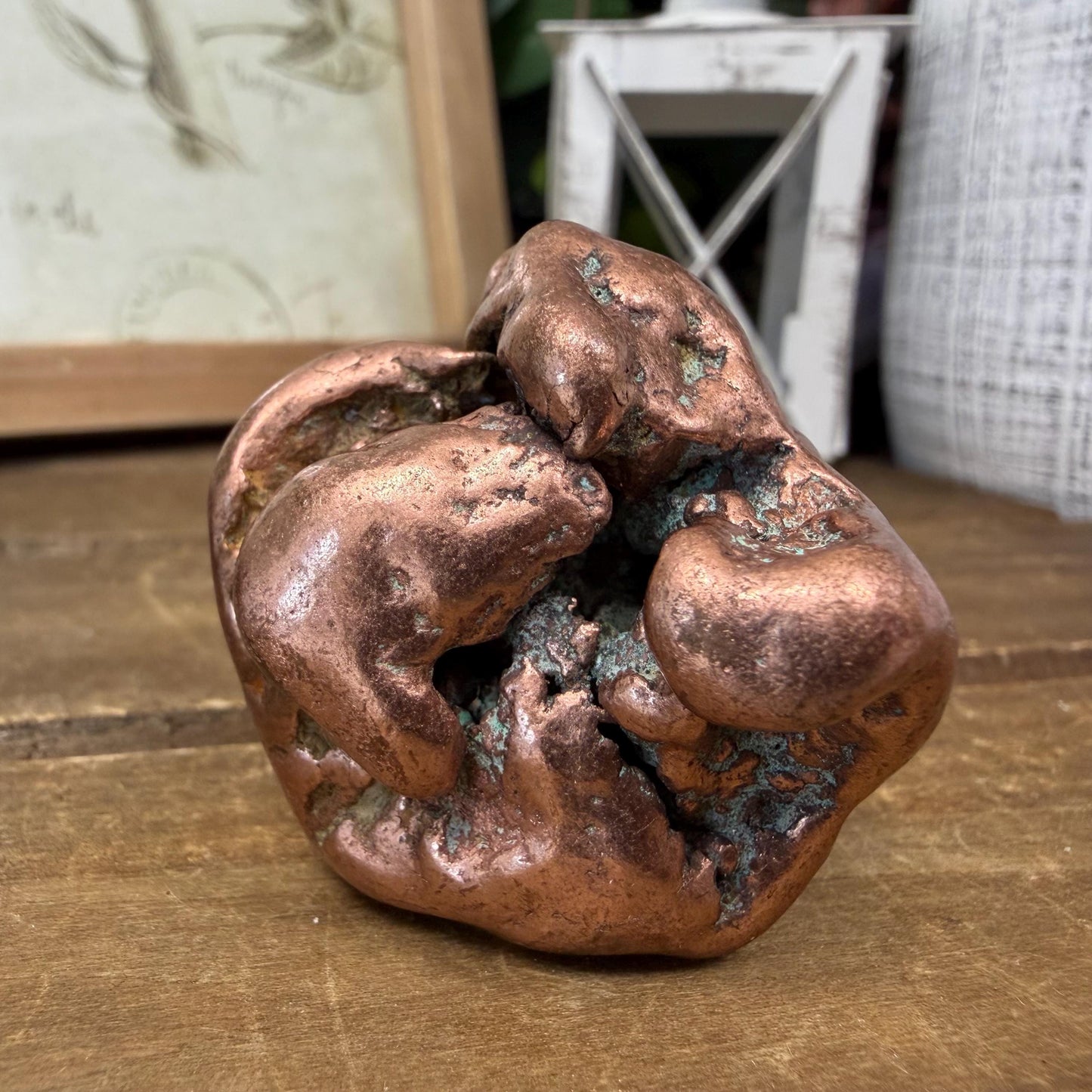 Large Native Copper Nugget | 193 grams | 0.425 lbs | Michigan Copper | Natural Copper Specimen | Keweenaw Copper