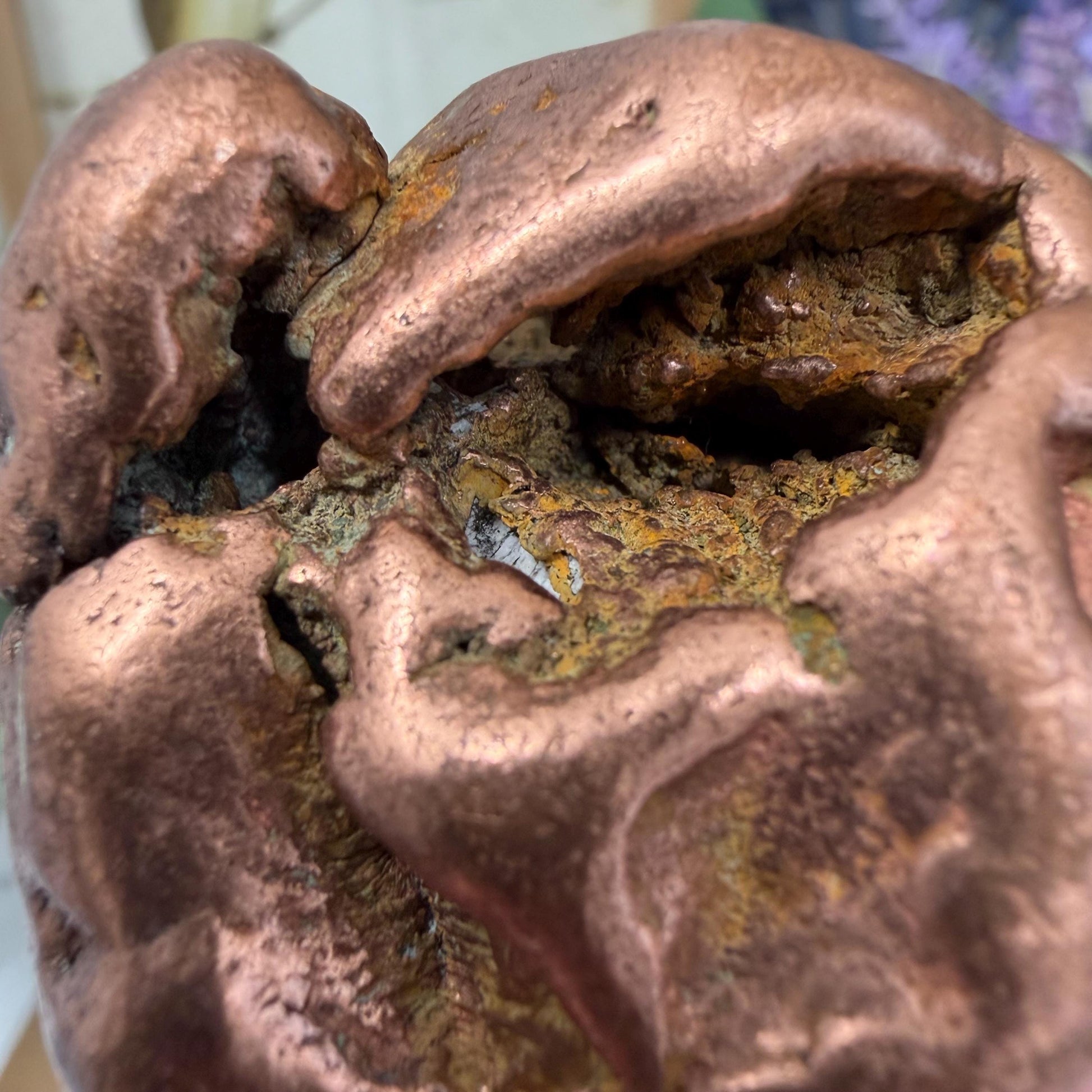 Large Native Copper Nugget | 193 grams | 0.425 lbs | Michigan Copper | Natural Copper Specimen | Keweenaw Copper