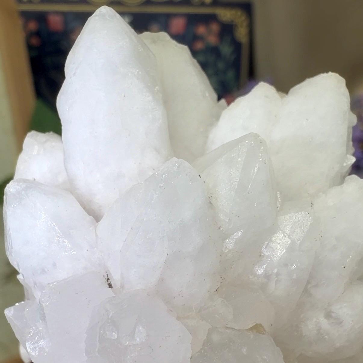 White Quartz Cluster from Morocco | Unique Quartz Specimen