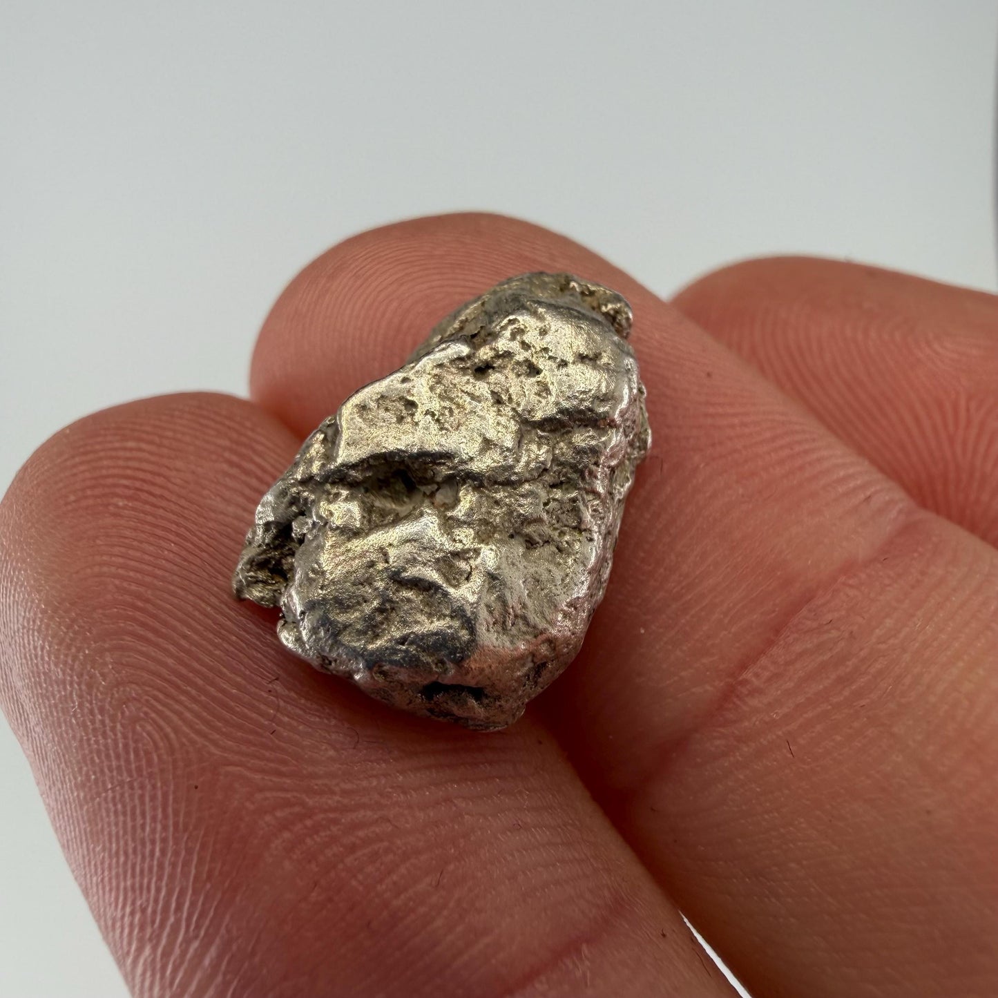 Native Silver Nugget | 5.35g | Rare Natural Silver Specimen | Historic Keweenaw Peninsula, Michigan