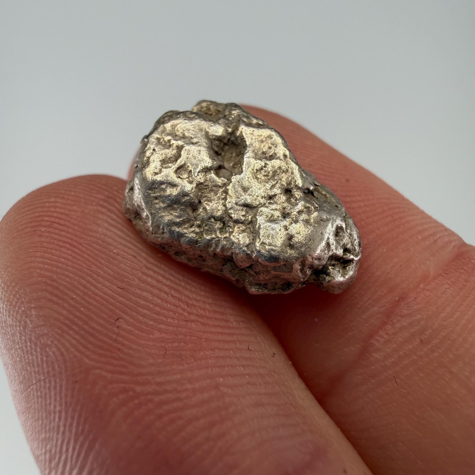Native Silver Nugget | 5.35g | Rare Natural Silver Specimen | Historic Keweenaw Peninsula, Michigan