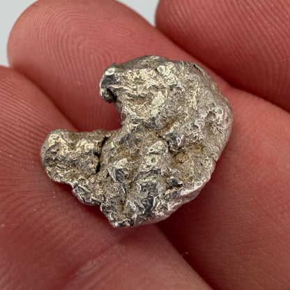 Native Silver Nugget | 3.78g | Rare Natural Silver Specimen | Historic Keweenaw Peninsula, Michigan