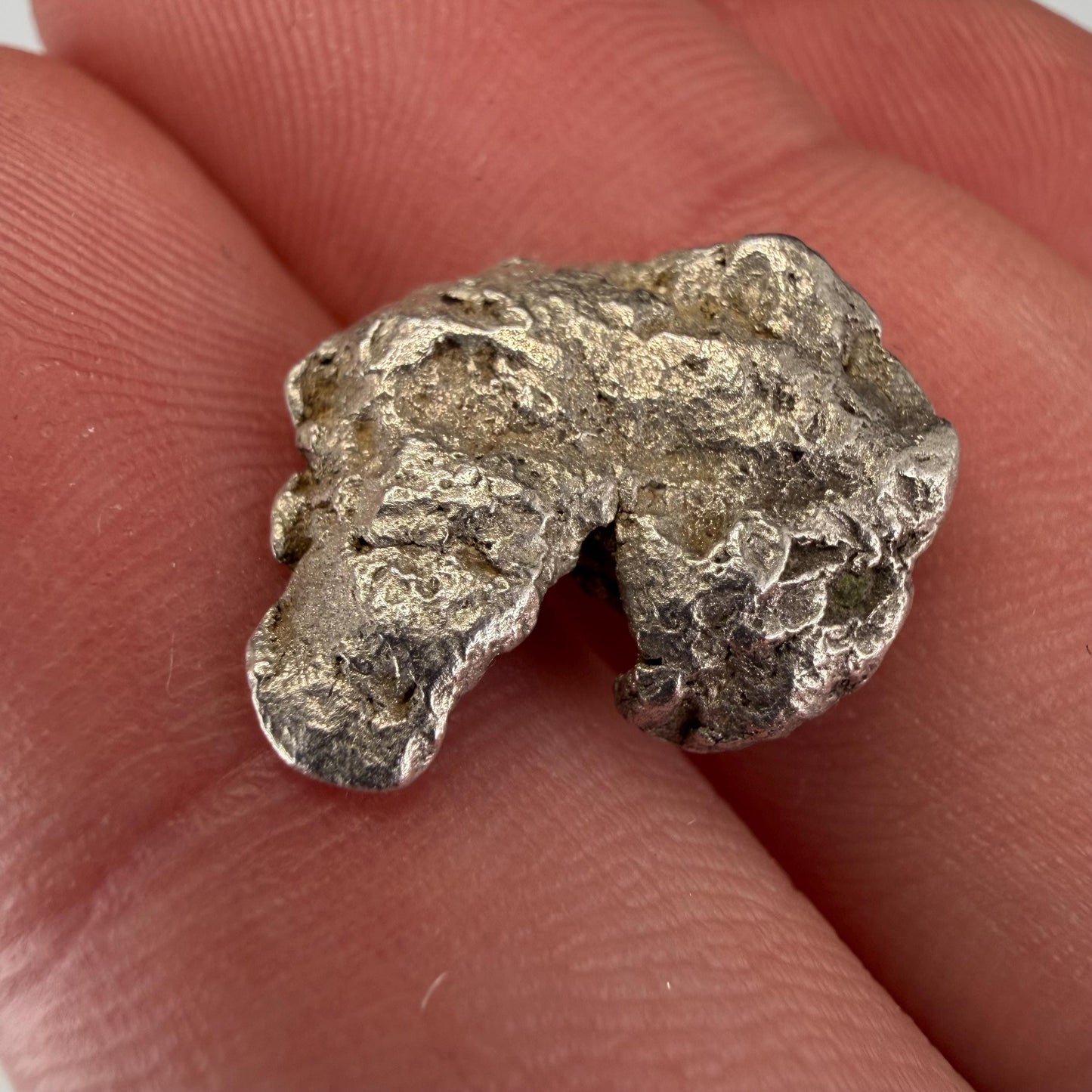 Native Silver Nugget | 3.78g | Rare Natural Silver Specimen | Historic Keweenaw Peninsula, Michigan