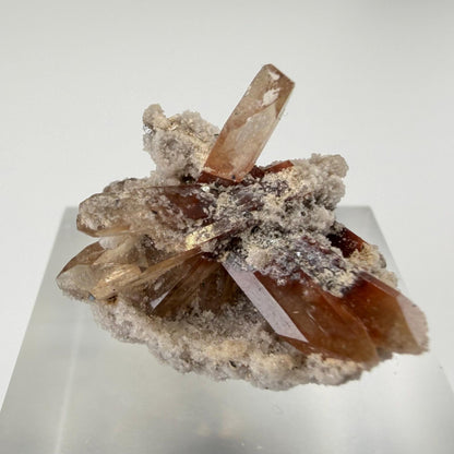 Utah Topaz Crystal Cluster on Matrix | Natural Champagne Topaz from the Thomas Range | Utah Mineral Specimen
