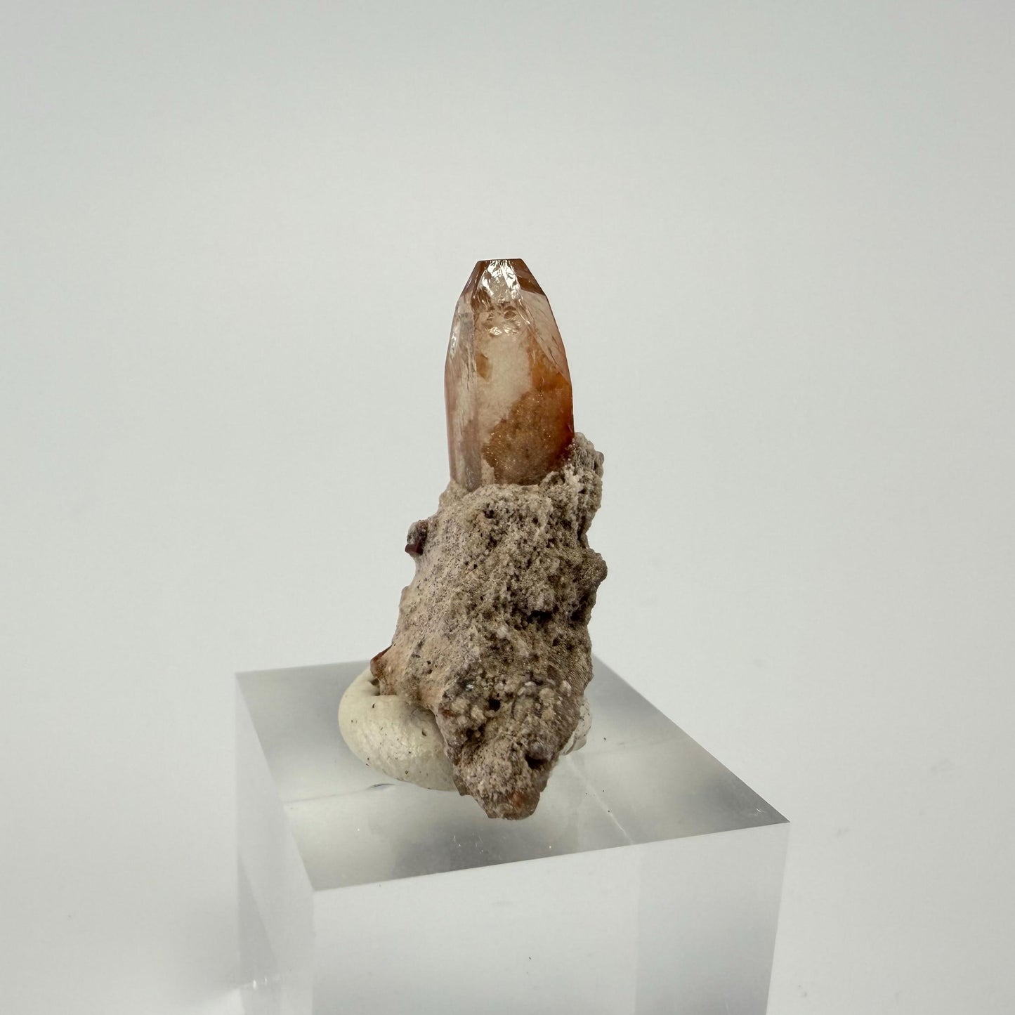 Utah Topaz Crystal on Matrix | Natural Champagne Topaz from the Thomas Range | Utah Mineral Specimen