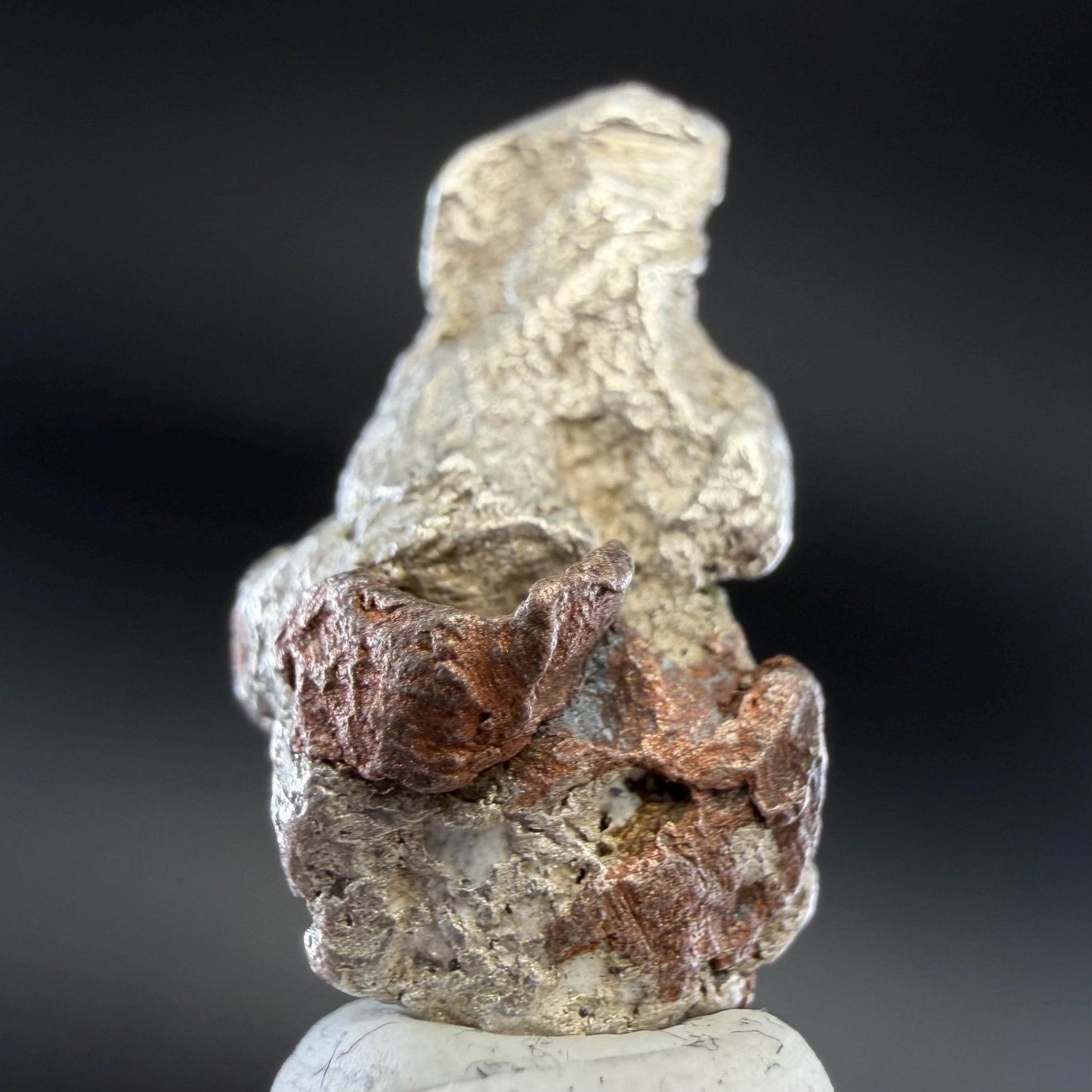 Native Silver ‘Half-Breed’ Nugget | 4.66g | Native Silver + Michigan Copper | Natural Copper Formation | Keweenaw Peninsula, Michigan