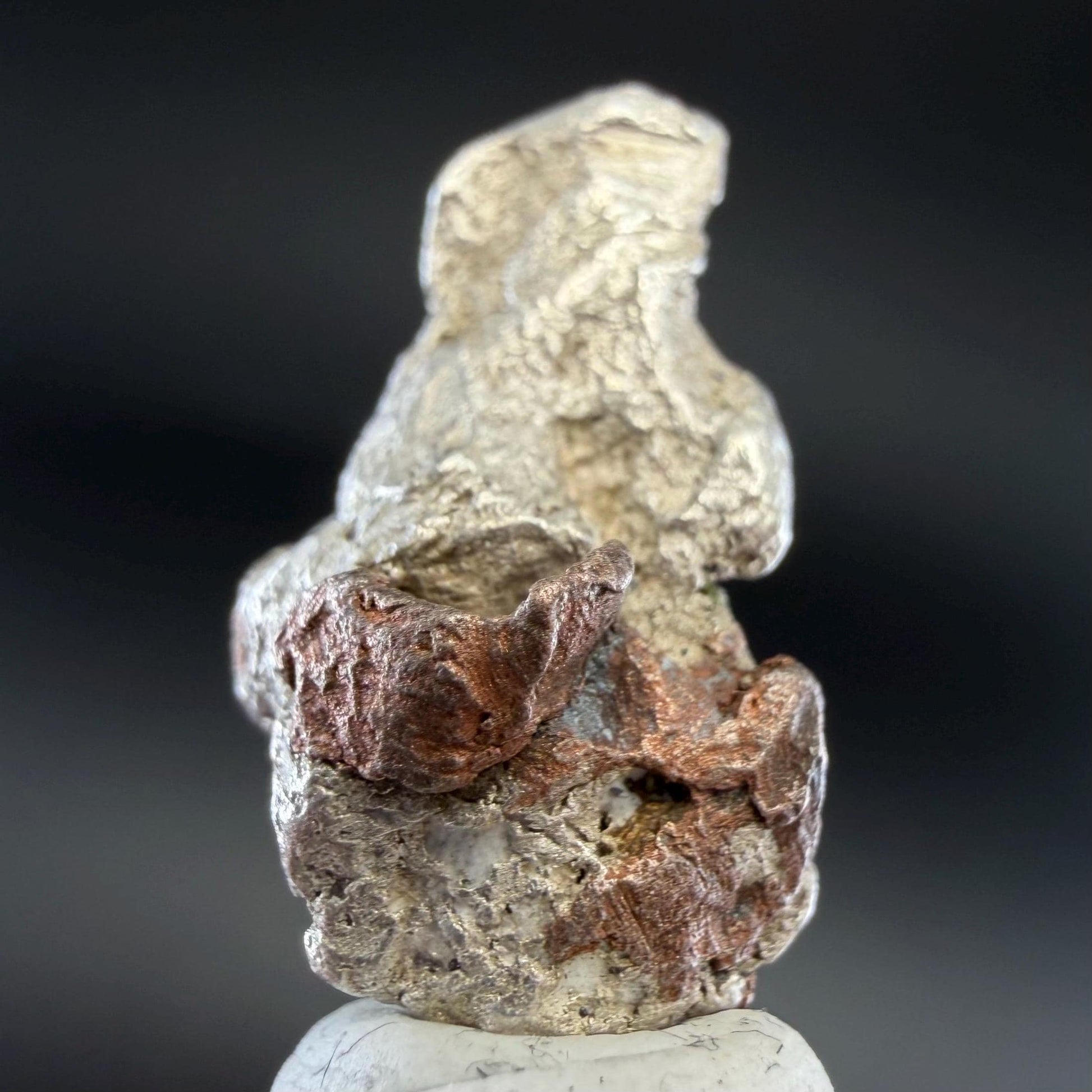 Native Silver ‘Half-Breed’ Nugget | 4.66g | Native Silver + Michigan Copper | Natural Copper Formation | Keweenaw Peninsula, Michigan
