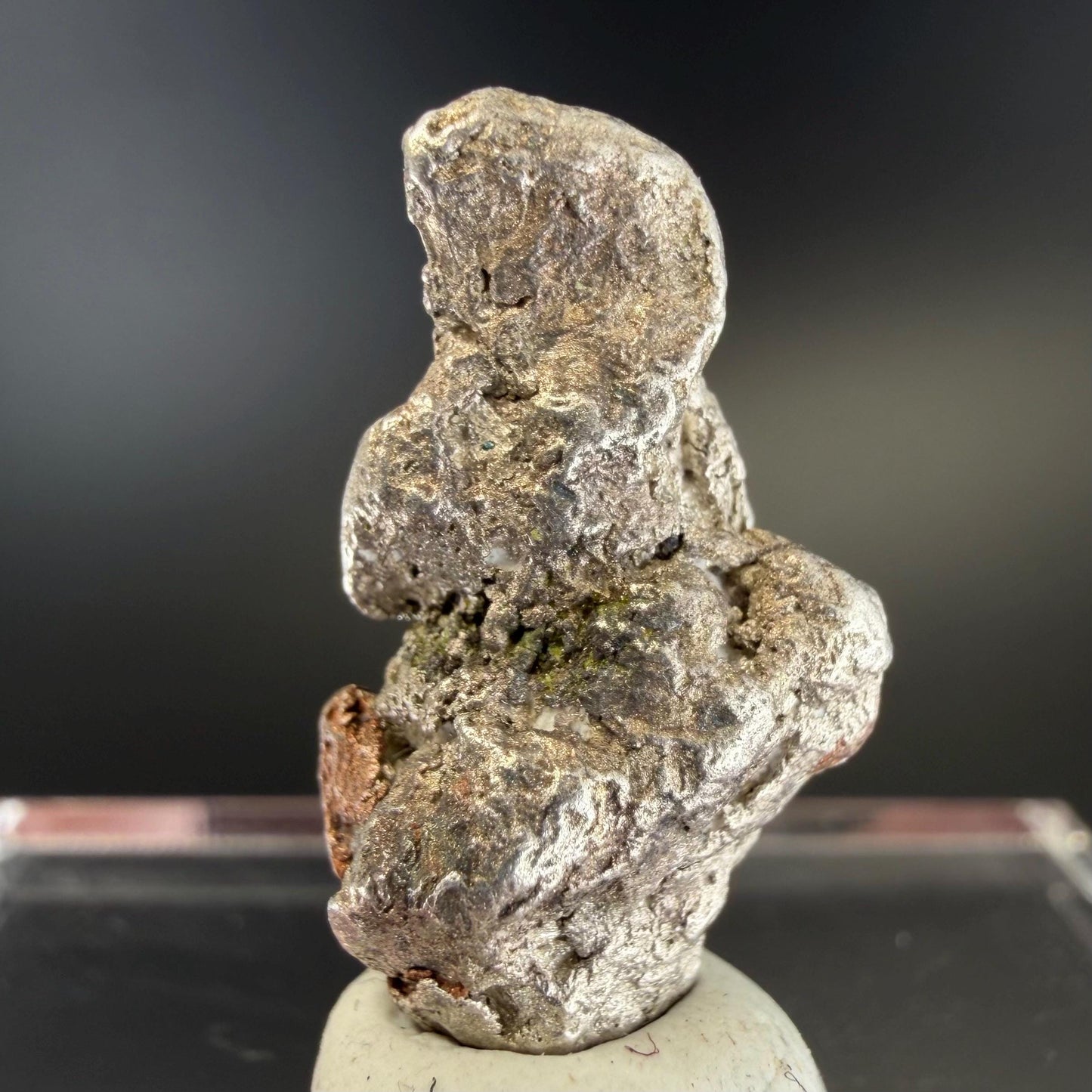 Native Silver ‘Half-Breed’ Nugget | 4.66g | Native Silver + Michigan Copper | Natural Copper Formation | Keweenaw Peninsula, Michigan