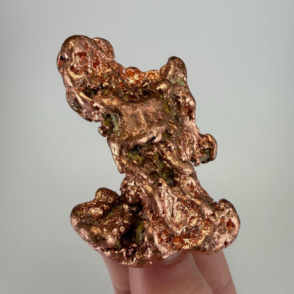 Native Copper Specimen | Display-Grade Michigan Vein Copper | 138 grams | Michigan Copper | Large Natural Copper Nugget | Keweenaw Copper