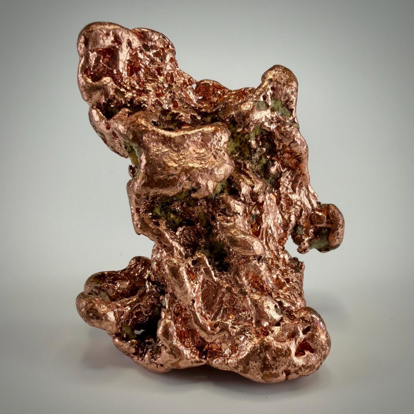 Native Copper Specimen | Display-Grade Michigan Vein Copper | 138 grams | Michigan Copper | Large Natural Copper Nugget | Keweenaw Copper