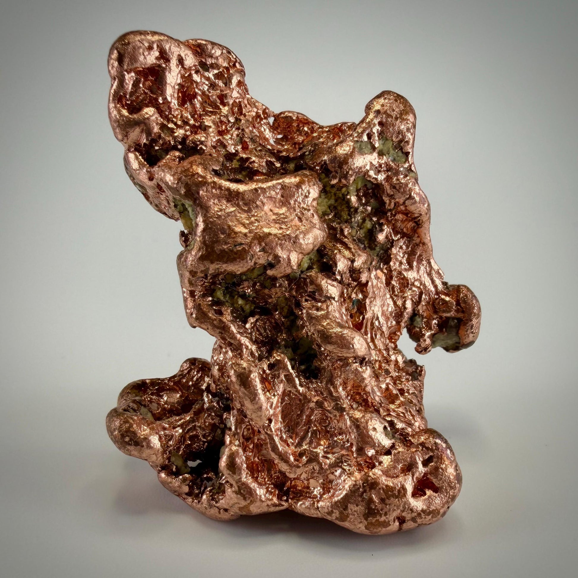 Native Copper Specimen | Display-Grade Michigan Vein Copper | 138 grams | Michigan Copper | Large Natural Copper Nugget | Keweenaw Copper