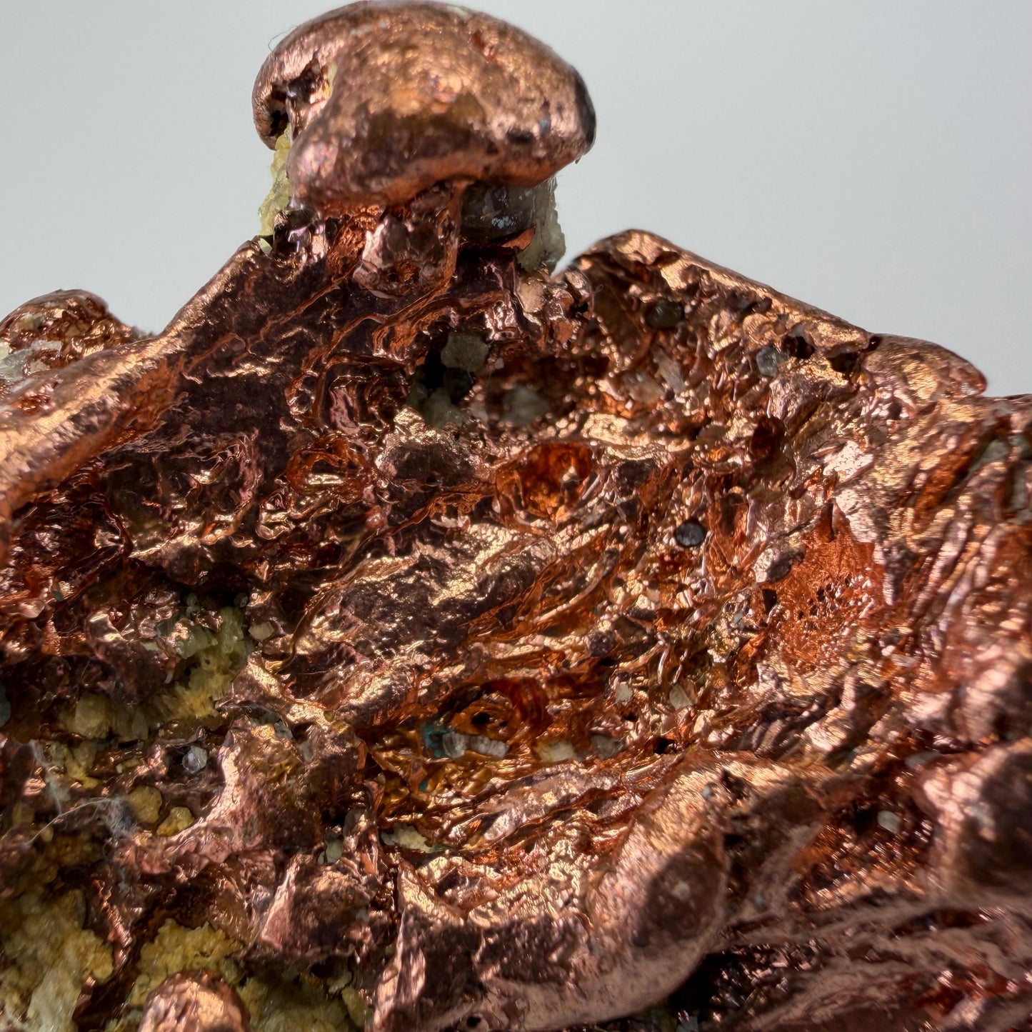 Native Copper Specimen | Display-Grade Michigan Vein Copper | 138 grams | Michigan Copper | Large Natural Copper Nugget | Keweenaw Copper