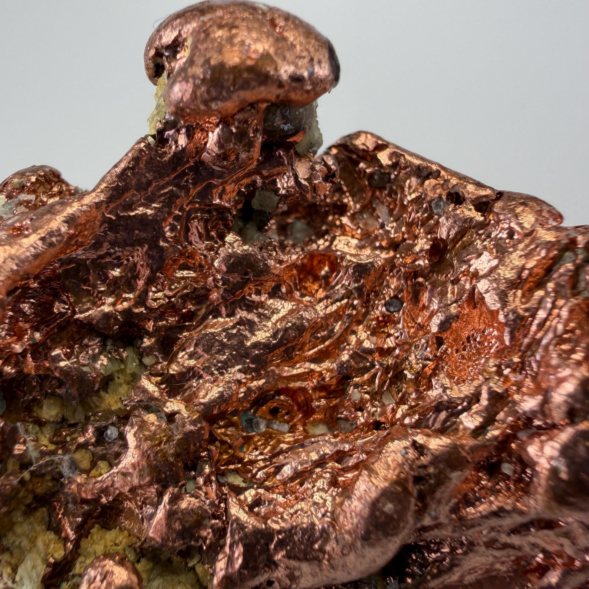 Native Copper Specimen | Display-Grade Michigan Vein Copper | 138 grams | Michigan Copper | Large Natural Copper Nugget | Keweenaw Copper