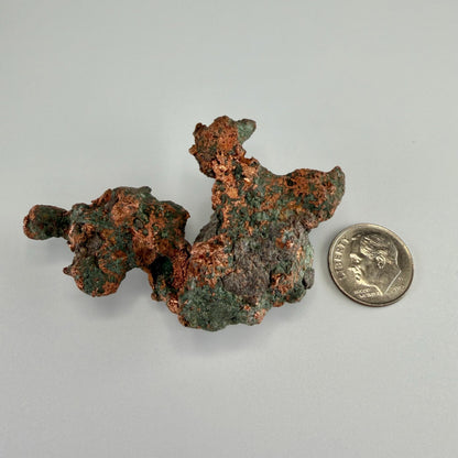 Native Copper Specimen | Small Display-Grade Natural Michigan Copper | Unique Keweenaw Peninsula Copper Formation