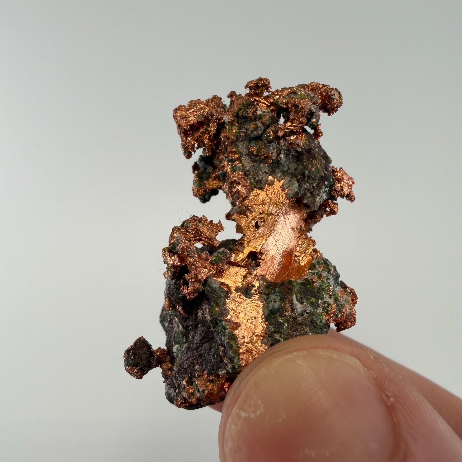 Native Copper Specimen | Small Display-Grade Natural Michigan Copper | Unique Keweenaw Peninsula Copper Formation
