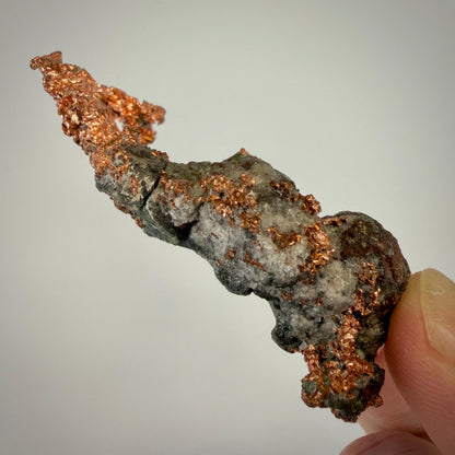 Native Copper Specimen | Small Display-Grade Natural Michigan Copper | Unique Keweenaw Peninsula Copper Formation