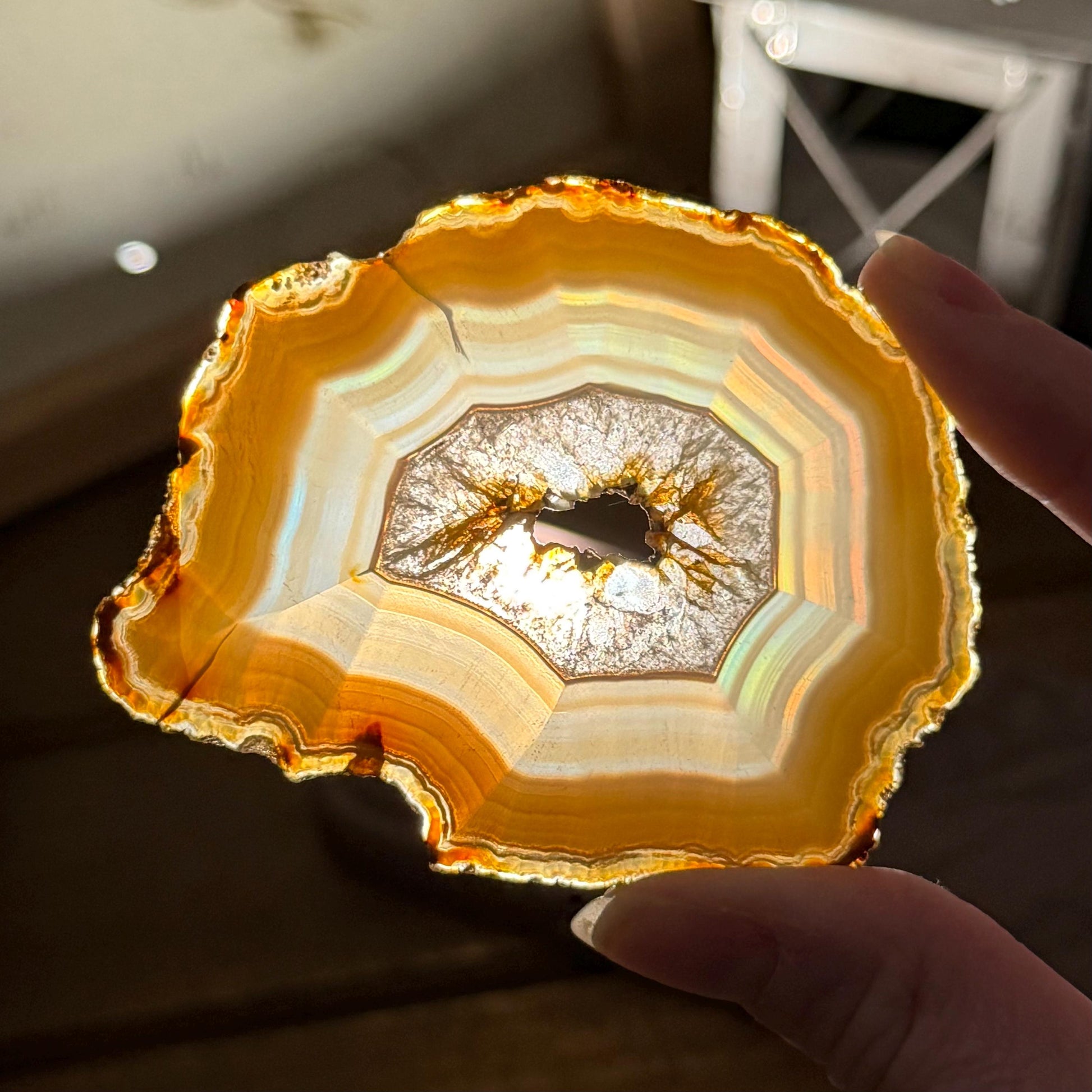 Rainbow Iris Agate | Iris Agate Slice