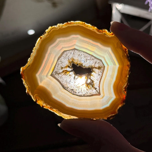 Rainbow Iris Agate | Iris Agate Slice