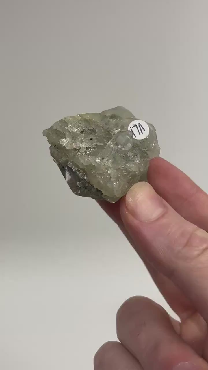 Himalayan Quartz Cluster with Rutile and Green Chlorite