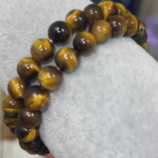 Flashy Tiger’s Eye Bracelet | Tiger Eye | 8mm Crystal Bracelet