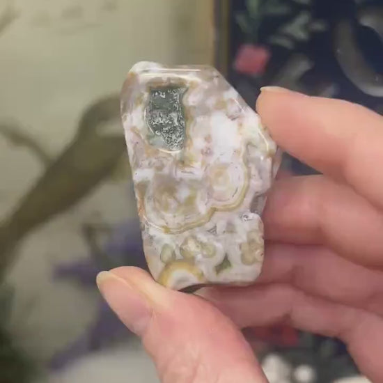 8th Vein OJ Tumble | Eighth Vein Ocean Jasper Freeform | Marovato Ocean Jasper | Vein 8