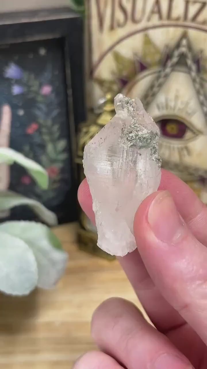 Himalayan Quartz Point with Anatase