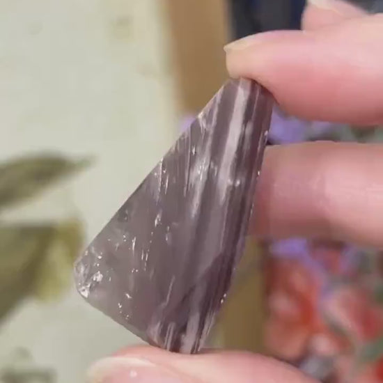 Rare Dark Pink Lithium Freeform | Brazilian Pink Lithium Included Quartz | Purple Lithium