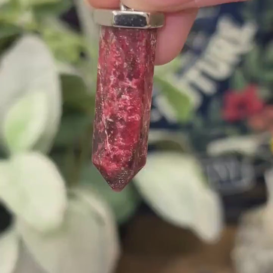 Rare Thulite Necklace | Norwegian Thulite | Crystals from Norway