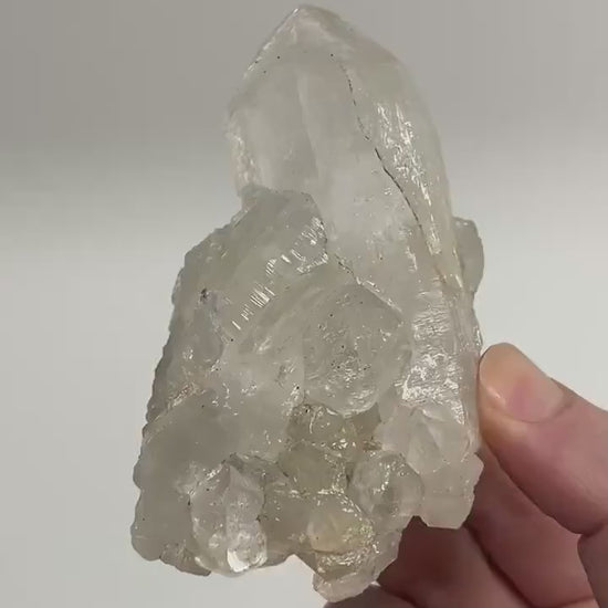 Himalayan Quartz Cluster with Chlorite and Anatase