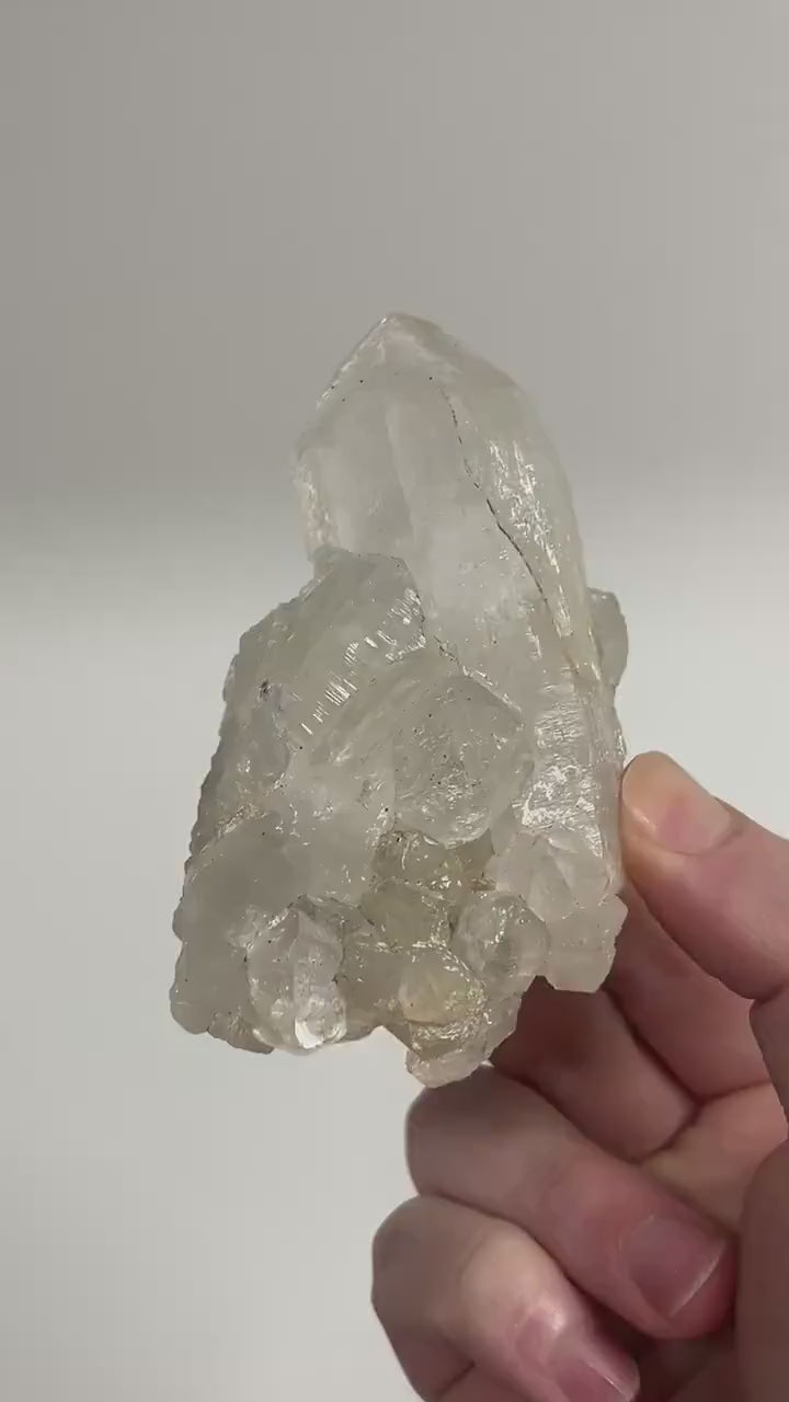 Himalayan Quartz Cluster with Chlorite and Anatase