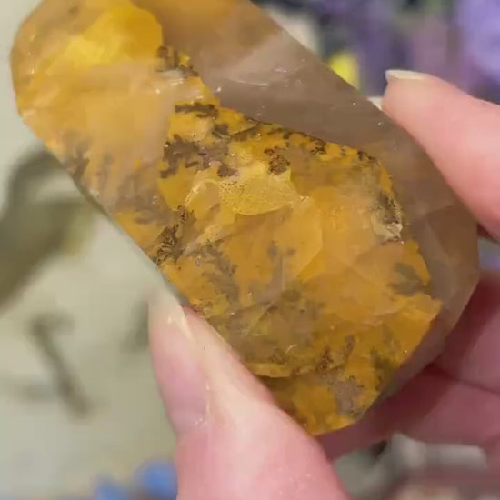 High Quality Dendritic Golden Healer Quartz Freeform | Dendritic Quartz | Hematoid Quartz | Dendrites | Yellow Hematoid Quartz