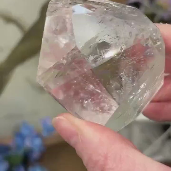 High Quality Clear Quartz Freeform with Rainbows | Rainbow Quartz
