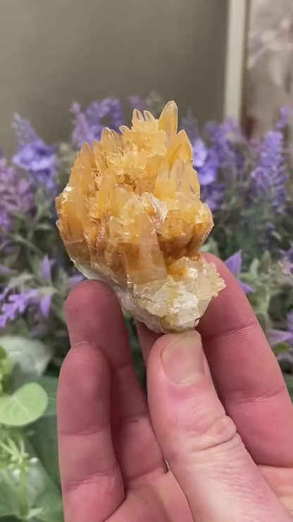 Dogtooth Calcite Specimen | Orange Dogtooth Calcite