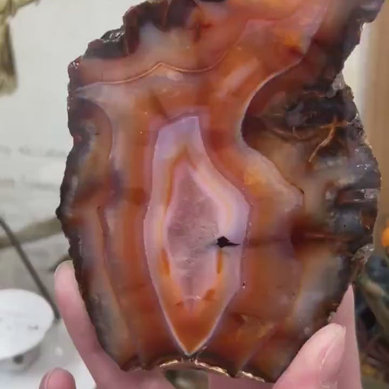 Carnelian Slab | Banded Agate | Carnelian Agate | Banded Carnelian