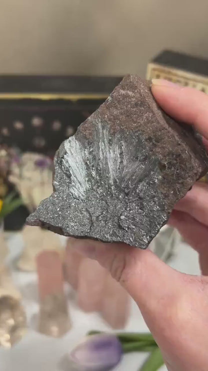 Pyrolusite Specimen | Unique Raw Minerals