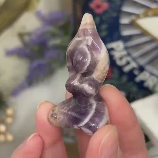 Small Amethyst Goddess | Dream Amethyst Goddess | Crystal Goddess Carving