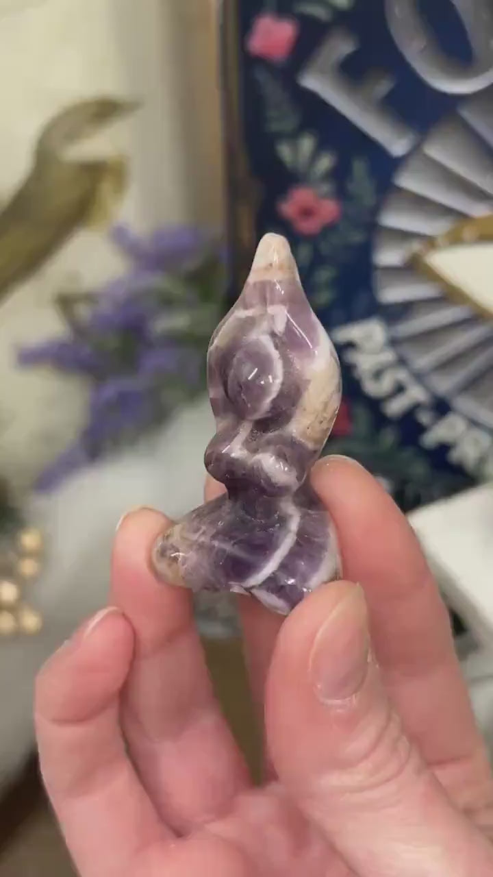 Small Amethyst Goddess | Dream Amethyst Goddess | Crystal Goddess Carving