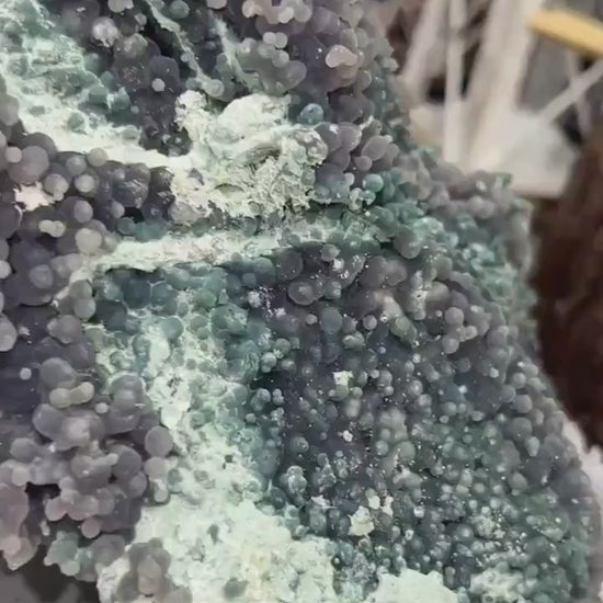 Huge Grape Agate Cluster | Multicolored Grape Agate Specimen | Green Grape Agate | Grape Amethyst | Botryoidal Chalcedony