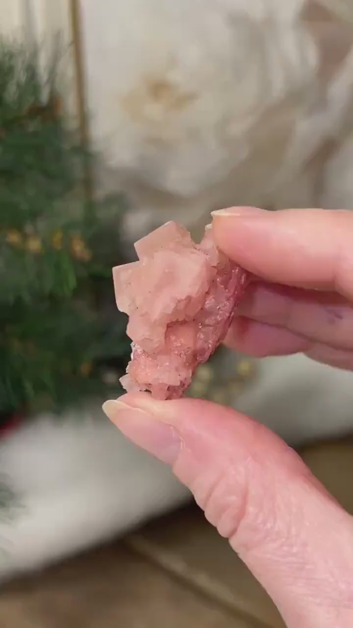 Mini Pink Halite Specimen from Searles Lake, California