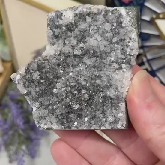 Black Amethyst Cluster