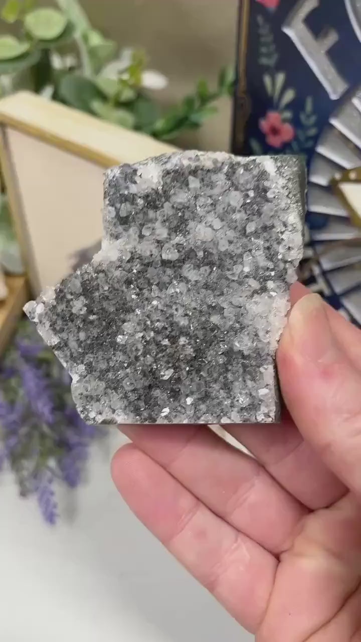 Black Amethyst Cluster