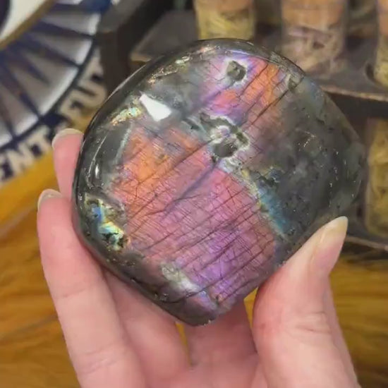 High Quality Rainbow Labradorite Freeform | Purple Labradorite | Pink Lab Freeform