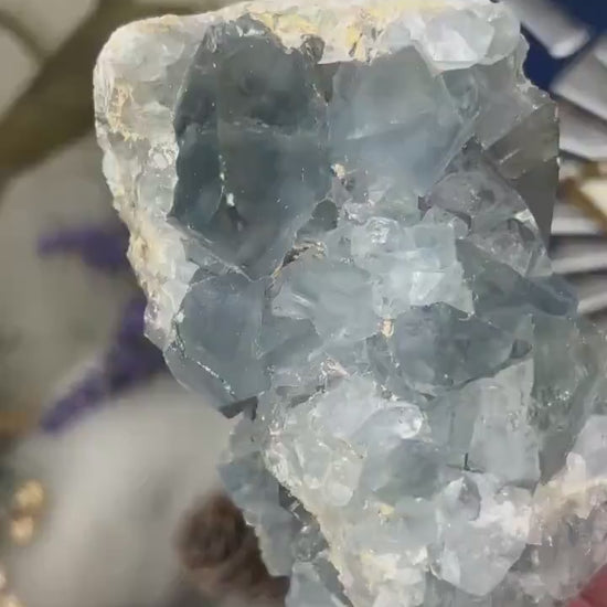 High Quality Celestite Cluster | Gemmy Celestite Geode