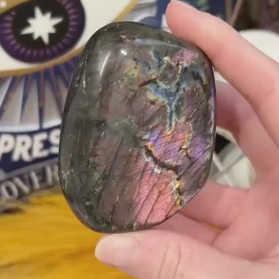 High Quality Rainbow Labradorite Freeform | Pink Labradorite | Purple Lab Freeform