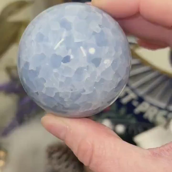 Light Blue Calcite Sphere