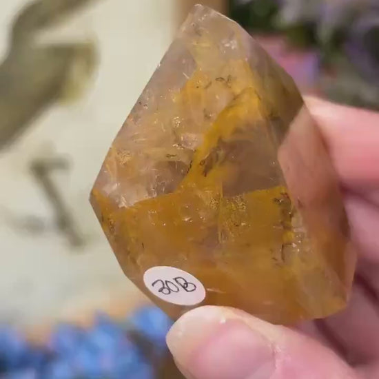 High Quality Dendritic Golden Healer Quartz Freeform | Dendritic Quartz | Hematoid Quartz | Dendrites | Yellow Hematoid Quartz