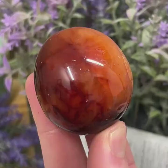 Carnelian Palm Stone